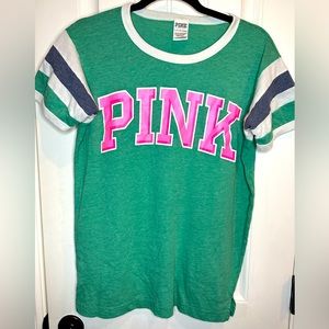 PINK Ringer Tee XS